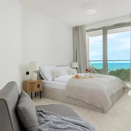 Prestige 610 - Tuz Przy Plazy - Basen, Sauna, Jacuzzi W Cenie Pobytu - Easy - Rent Lägenhet